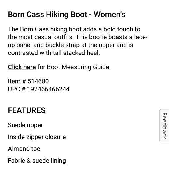 EUC Born Cass Boots - size 8 - Picture 11 of 12